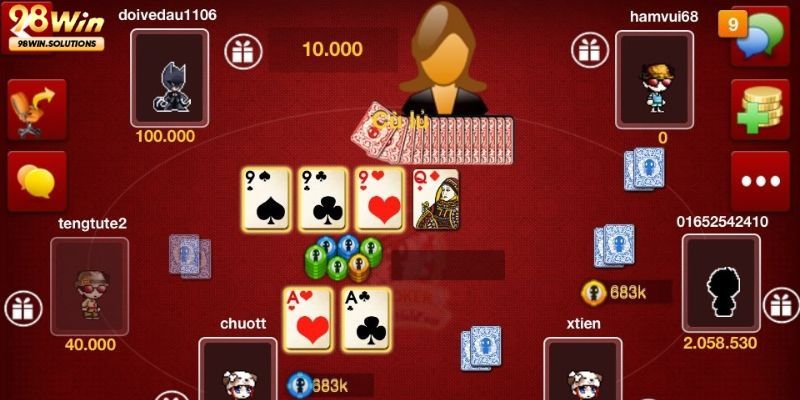 Đồ họa game bài online 3D siêu nịnh mắt
