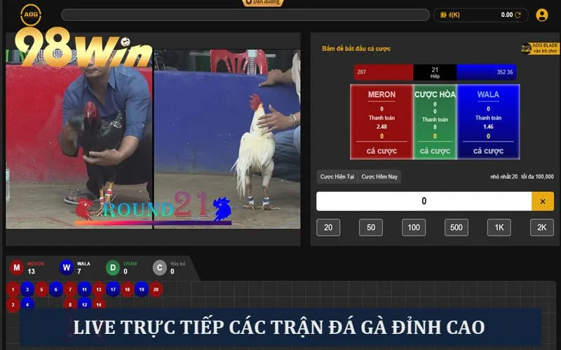 Live cả trận đấu đỉnh cao