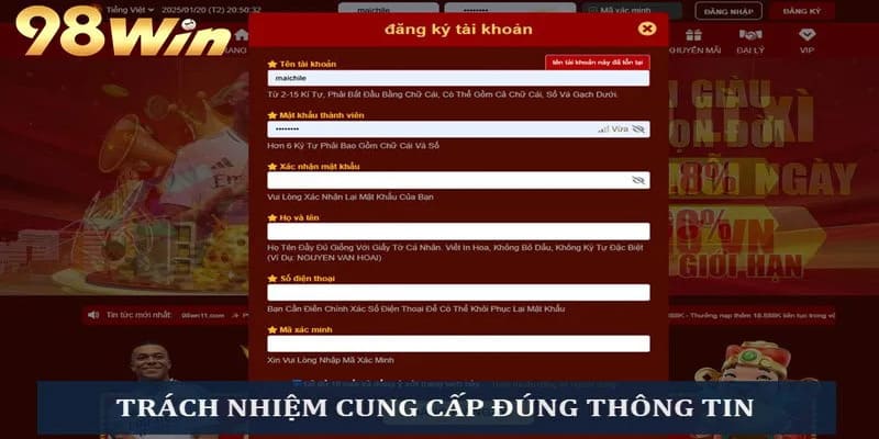 Trách Nhiệm Cá Cược 98WIN - Cách Chơi Tốt Trong Năm 2025